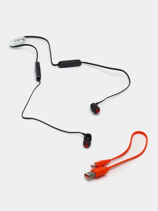 Simsiz quloqchinlar JBL Tune 125bt, oq, ko'k, qizil