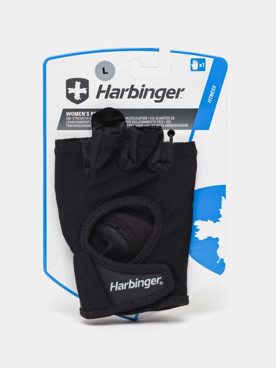 Фитнес перчатки Harbinger Power, женские, черные
