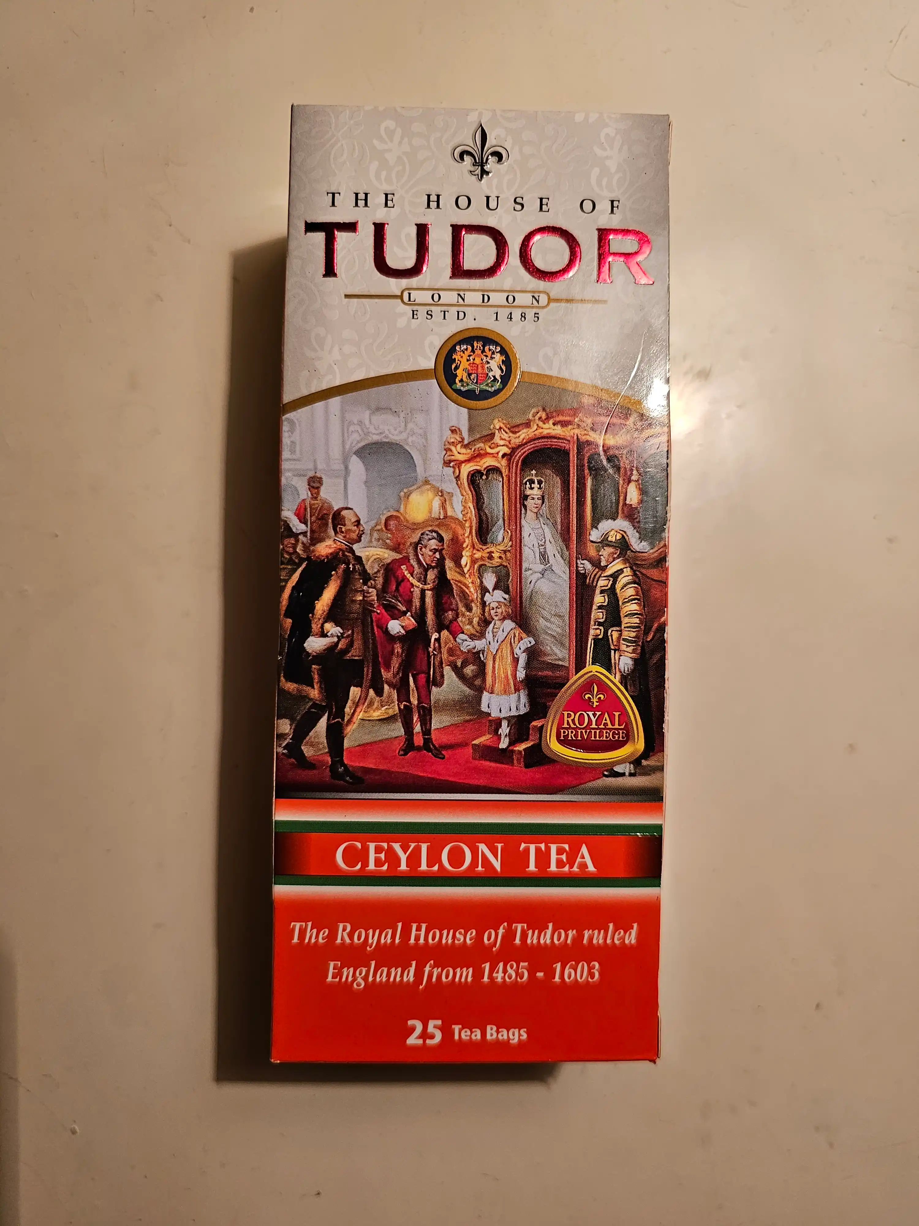 Choy Tudor Seylon, 25 ta choy paketchalari