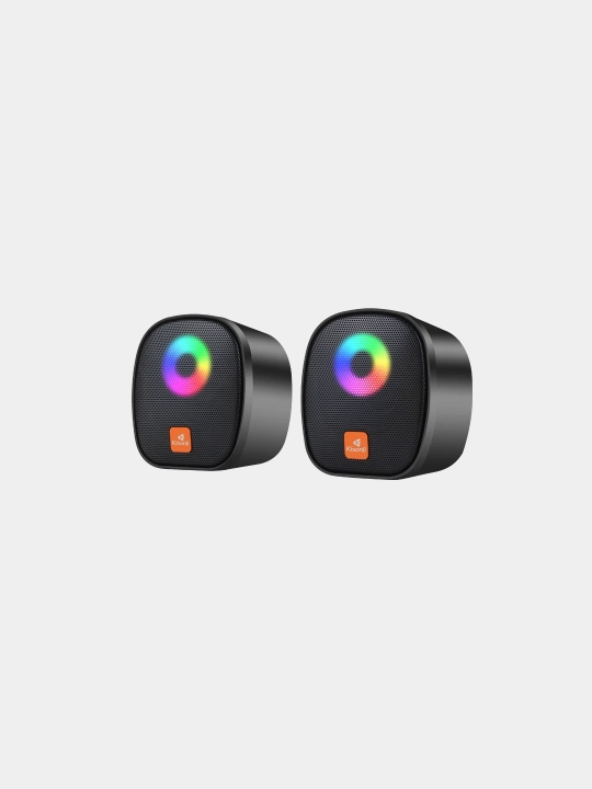 Мини-колонка kisonli X11 с RGB-подсветкой, маленький размер, громкий звук