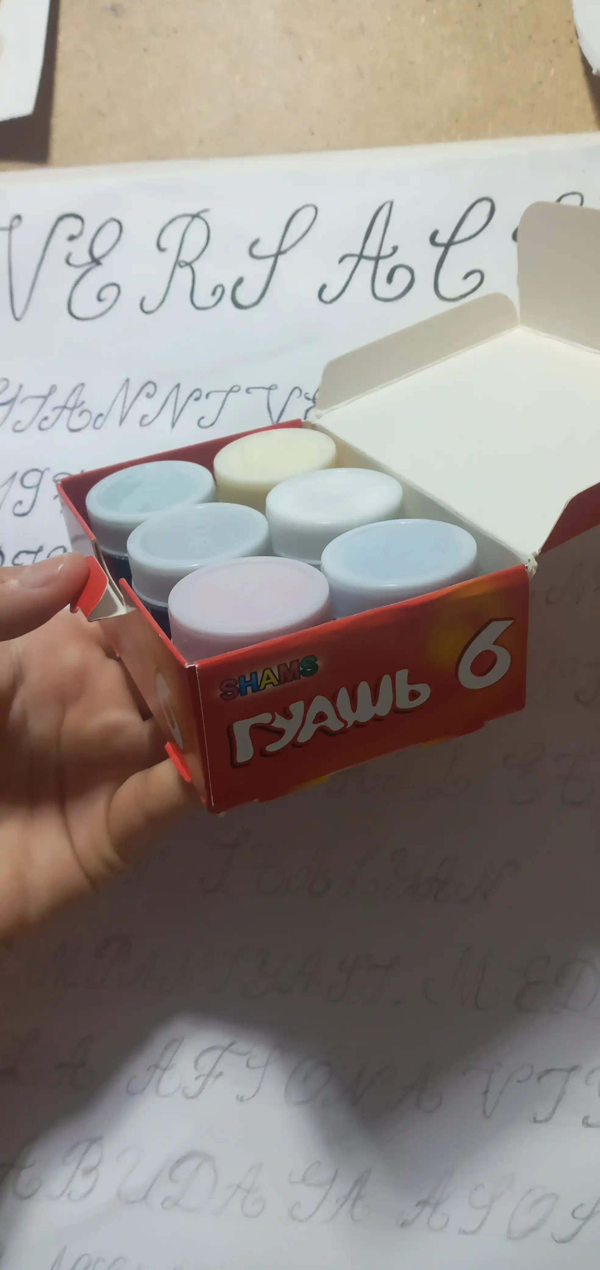 Краски-гуашь, художественные, для рисования, набор 6, 9, 12 цветов, для творчества