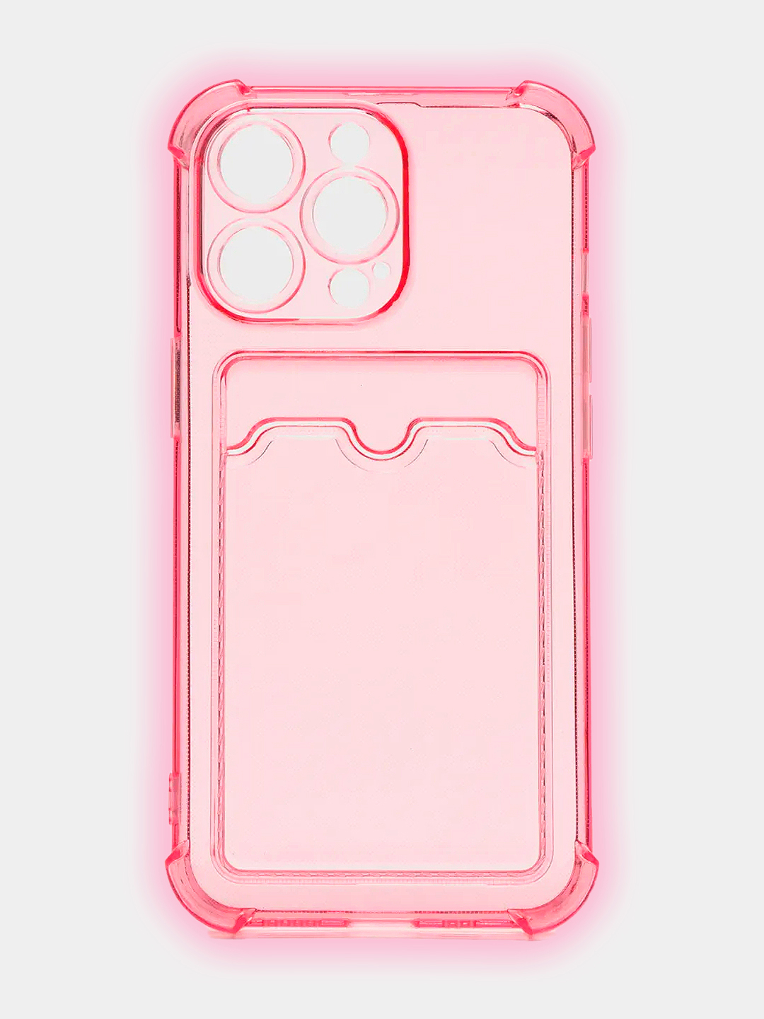 Чехол с карманом для карт iPhone XR, 11, 12, 13, 14, 15, Pro, Max, цвет ...
