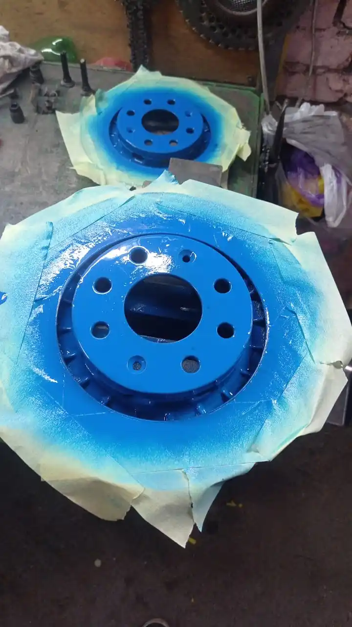 Краска для суппортов и дисков, высокотемпературная K2 Brake Caliper Paint, 400 мл