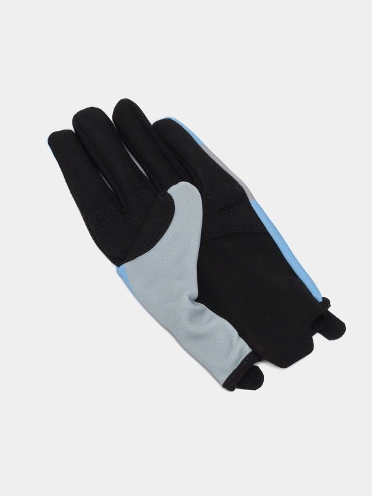 Фитнес перчатки Harbinger Shield Protect, серо-голубые