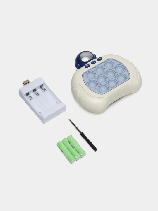Batareya bilan ishlaydigan Pop it elektron, anti-stress o'yinchoq - 