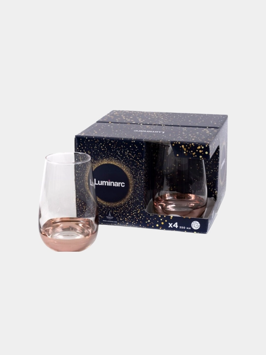 Bokallar to'plami Luminarc elektr mis, seriyali Electric Copper, 4 turdagi