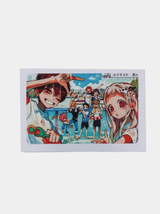 Bank kartasi va chipta stikerlari, Anime