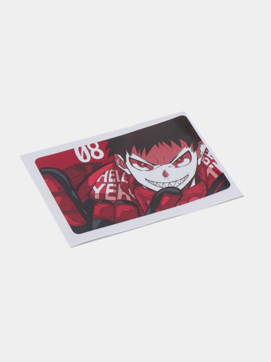 Bank kartasi va chipta stikerlari, anime