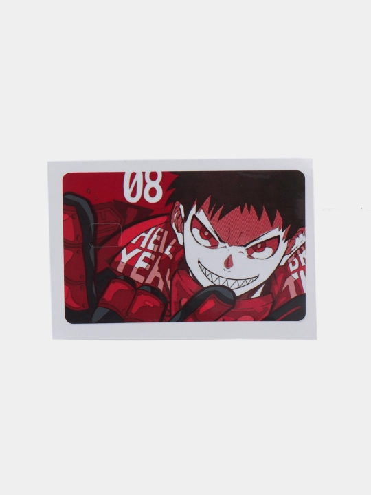 Bank kartasi va chipta stikerlari, anime