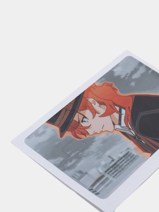 Bank kartasi va chipta stikerlari, anime