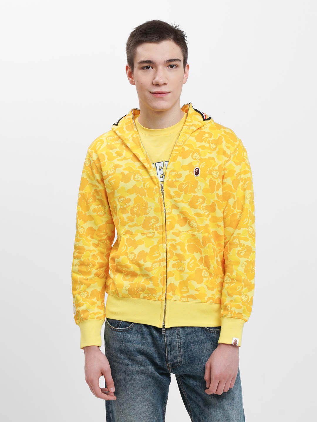 Худи Bape зипка HOODIE BAPE MILO c камуфляжем и капюшоном unisex купить ...