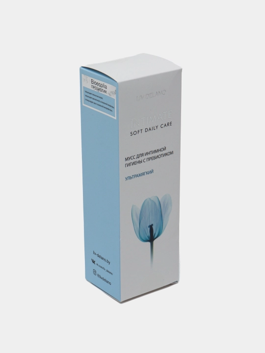 Liv Delano prebiotikli intim gigiyena uchun muss, parvarish, 150 ml
