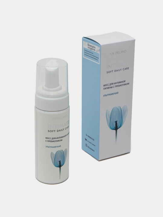 Liv Delano prebiotikli intim gigiyena uchun muss, parvarish, 150 ml