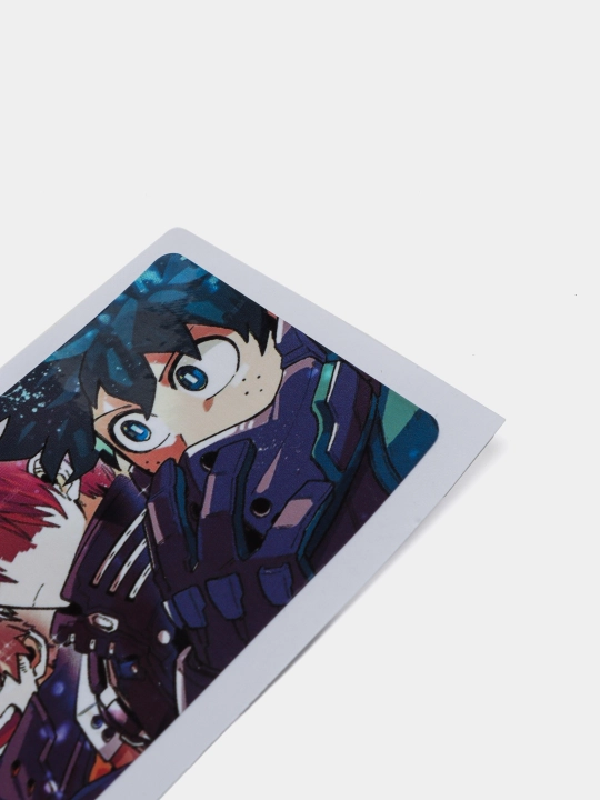 Bank kartasi va chipta stikerlari, Anime