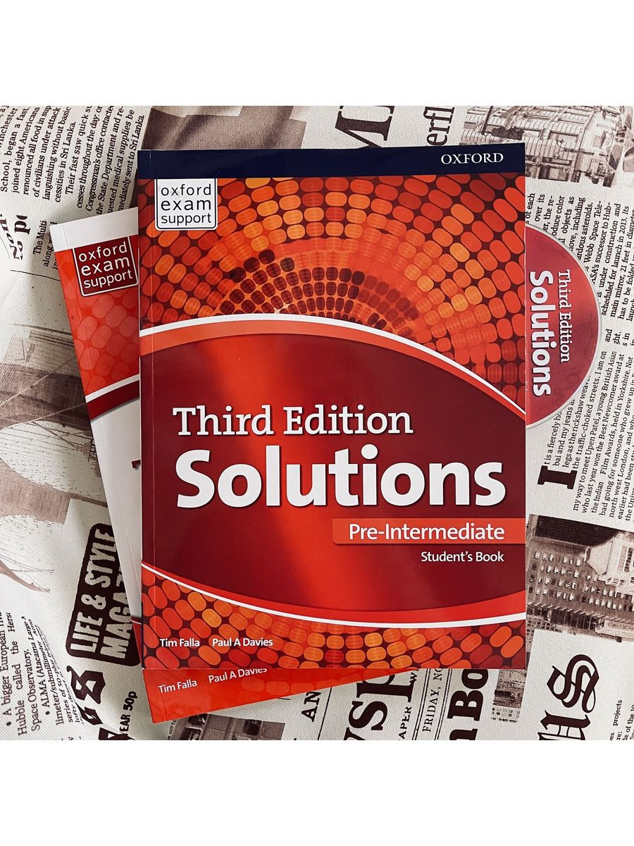 Solutions 3d Edition Pre-Intermediate StudentBook with WorkBook купить по  низким ценам в интернет-магазине Uzum (798041)