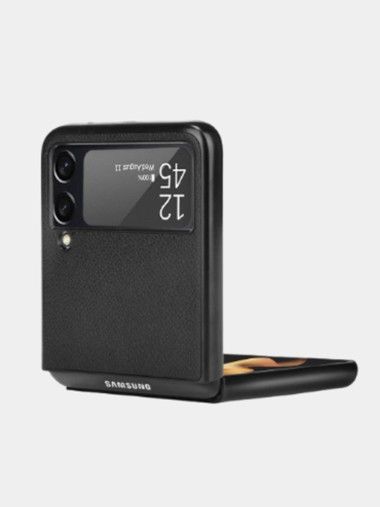 Кожаный чехол на Samsung Z flip 3/4/5