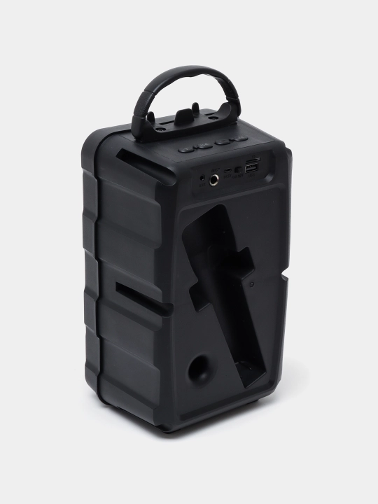 Колонка для караоке Bluetooth Soonbox S7, с FM Radio и проводным микрофоном