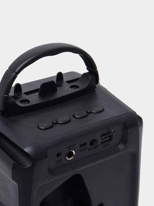 Колонка для караоке Bluetooth Soonbox S7, с FM Radio и проводным микрофоном