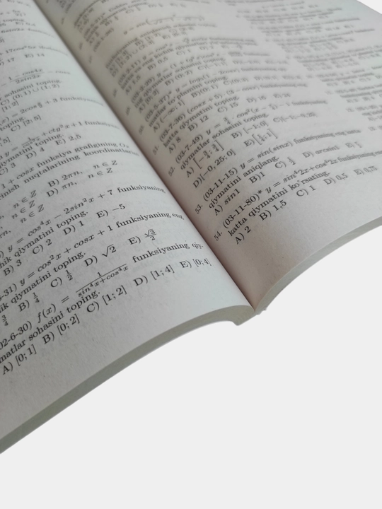 Matematika master, testlar to`plami 1996-2007, rus tilida abituriyentlar uchun qo'llanma