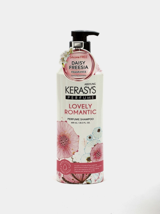 Шампунь для волос - Кератин, для женщин, Kerasys Lovely Romantic, 600 мл