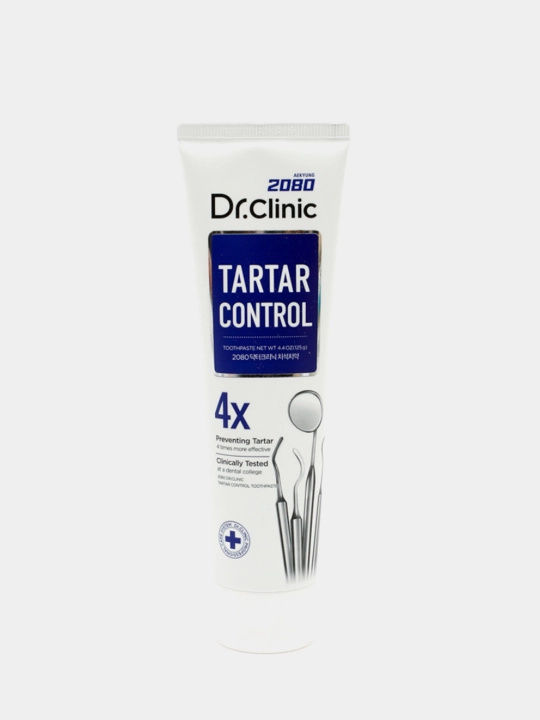 Tish pastasi, tishdagi toshlarni bartaraf etuvchi Dr.Clinic 2080 Koreya, 125 gr