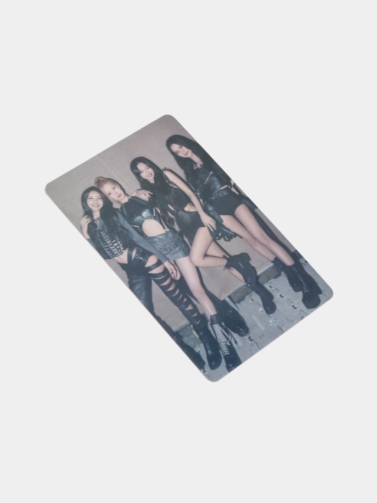 Глиттерные фотокарты с участниками группы Blackpink
