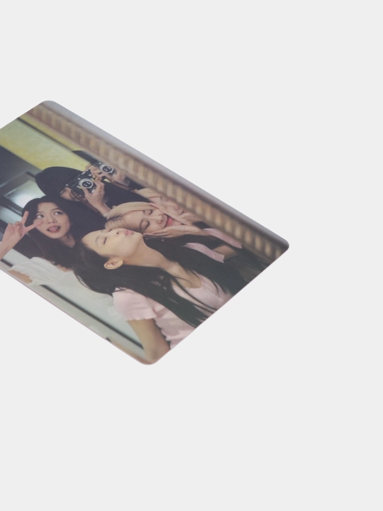 Глиттерные фотокарты с участниками группы Blackpink