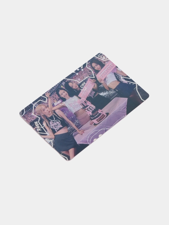Глиттерные фотокарты с участниками группы Blackpink