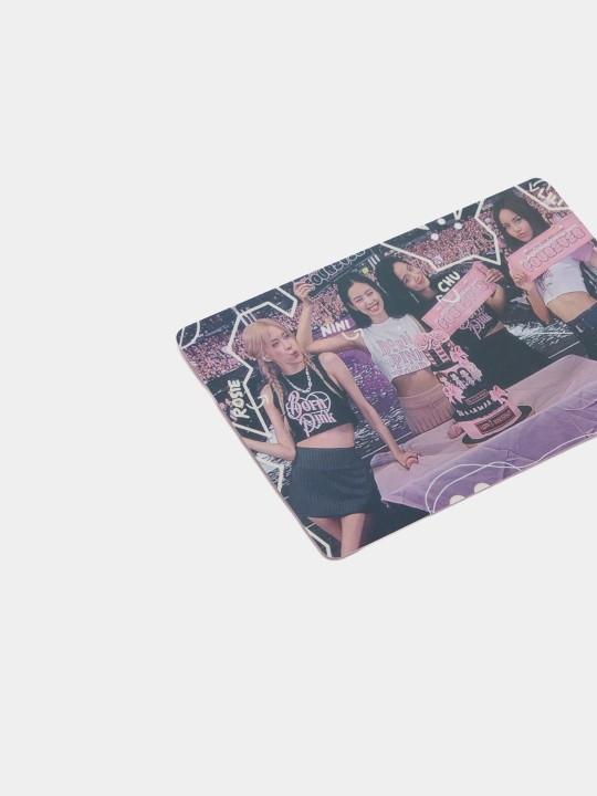 Глиттерные фотокарты с участниками группы Blackpink