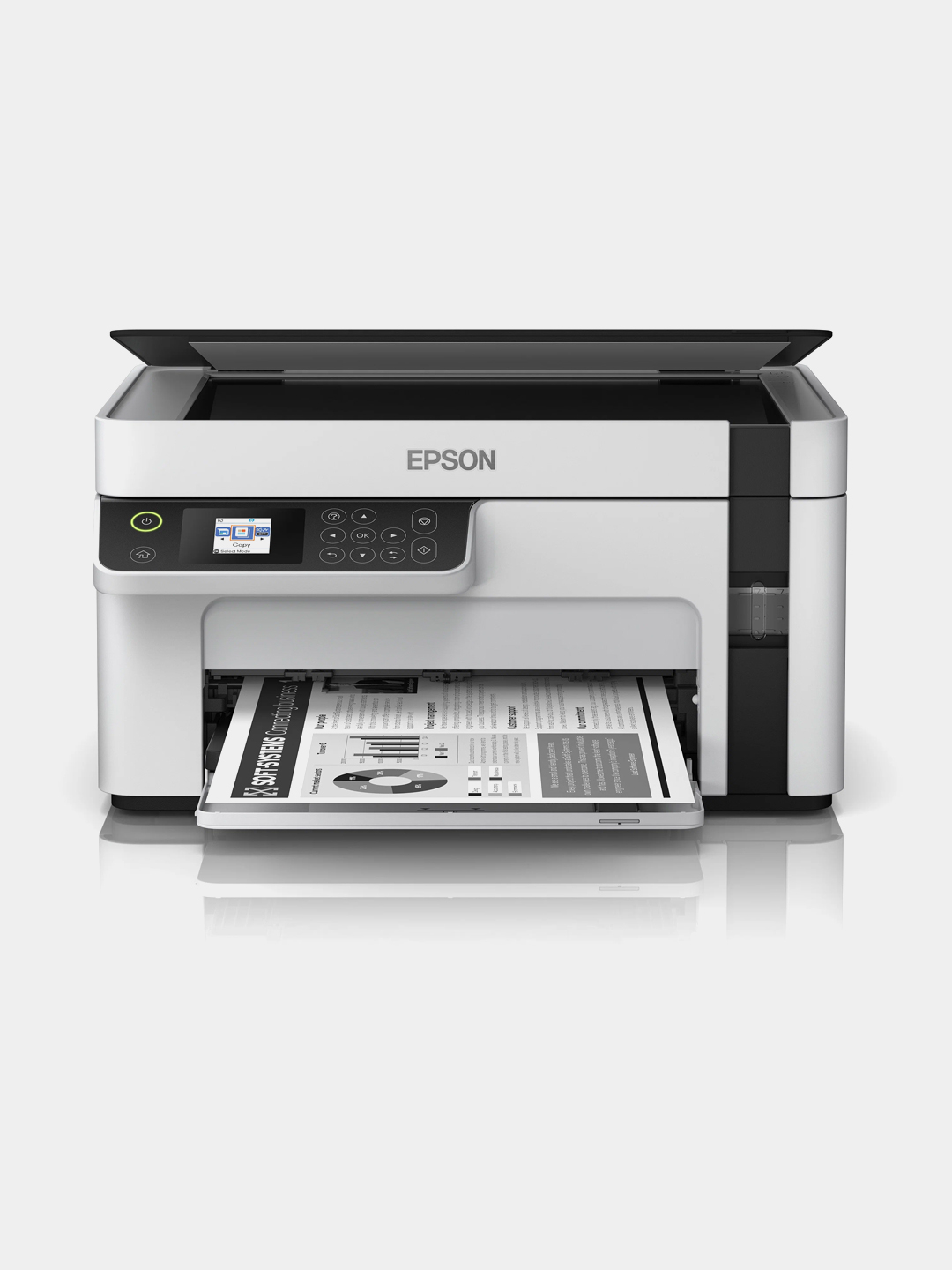 Принтер струйный Epson M2120 A4 формате, печатает чёрный - белый ...
