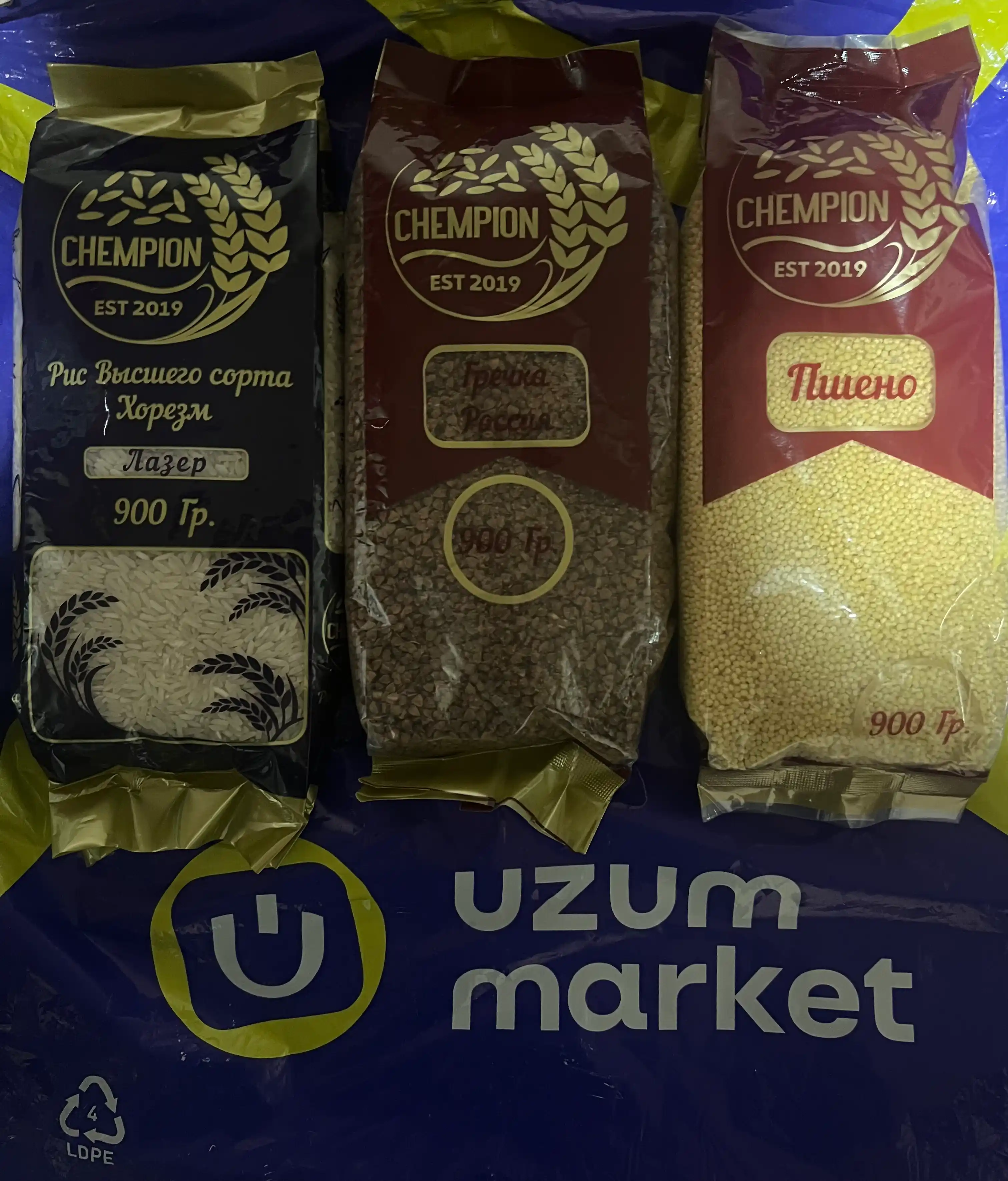 Пшено крупа Chempion, 900 г