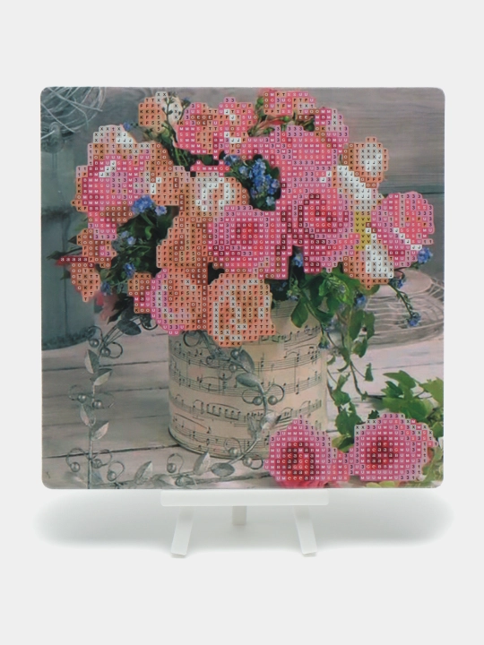 Алмазная мозаика на подрамнике, картины стразами антистресс игрушка, 20*20 см