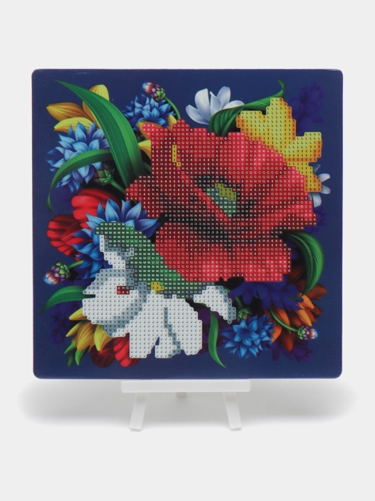 Алмазная мозаика на подрамнике, картины стразами антистресс игрушка, 20*20 см