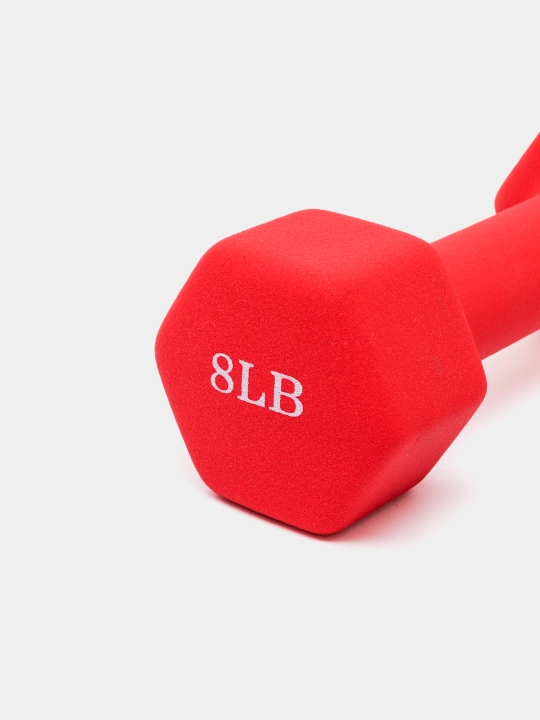 Гантель 8 LB, с неопреновым покрытием, 8lb, 80027