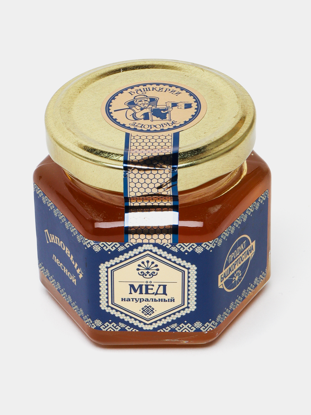 Натуральный Башкирский мёд, липовый - 