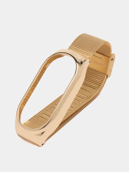 Ремешок для Xiaomi Mi Band 3/4/5/6/7/8, металлический, миланская петля