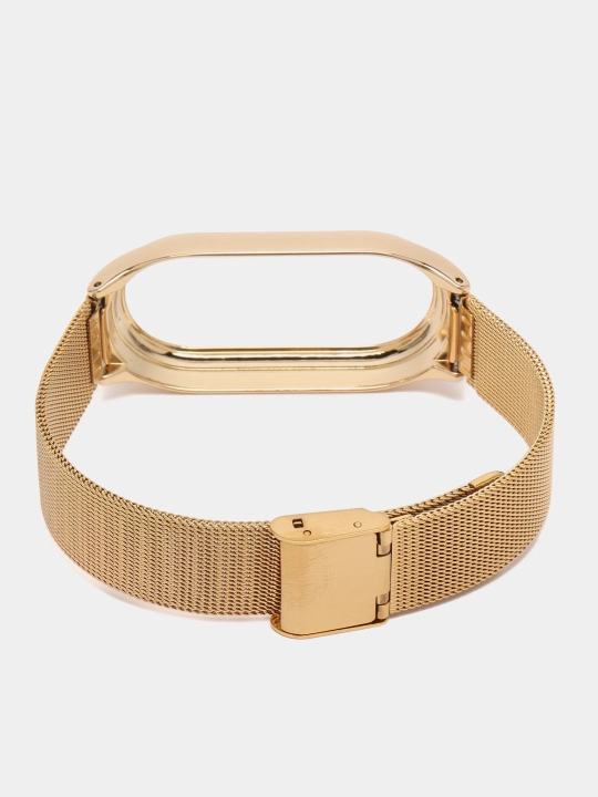 Ремешок для Xiaomi Mi Band 3/4/5/6/7/8, металлический, миланская петля