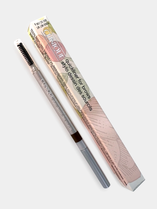 Карандаш для бровей CLINIQUE QUICKLINER FOR BROWS 02 Soft Chestnut, мягкий каштан 0.8 г