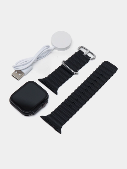 Умные часы Smart Watch T800 Ultra, черные, 49 мм