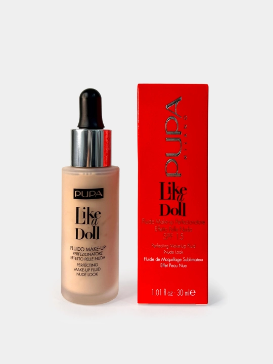 Тональный флюид PUPA Like A Doll Fluid, 30 мл - 