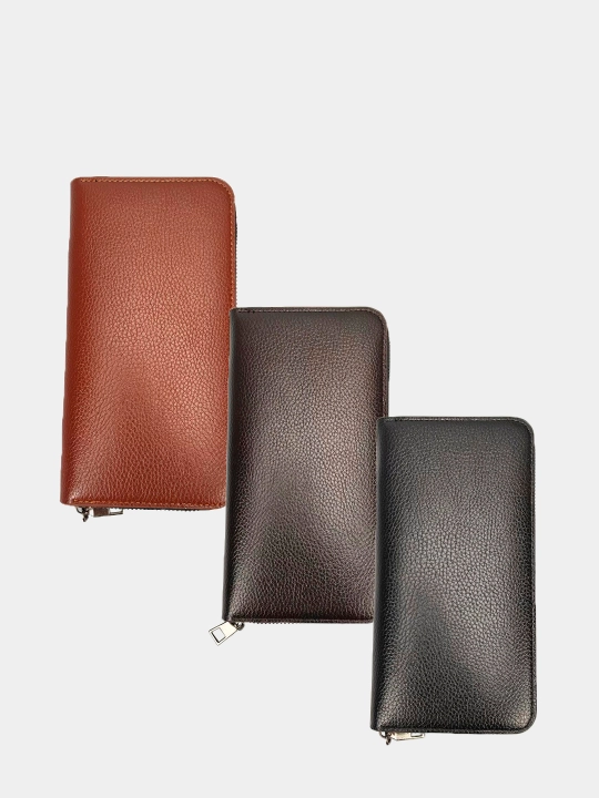 Erkaklar hamyoni, hamyon, charm, klatch, telefon, hujjatlar, pullar uchun