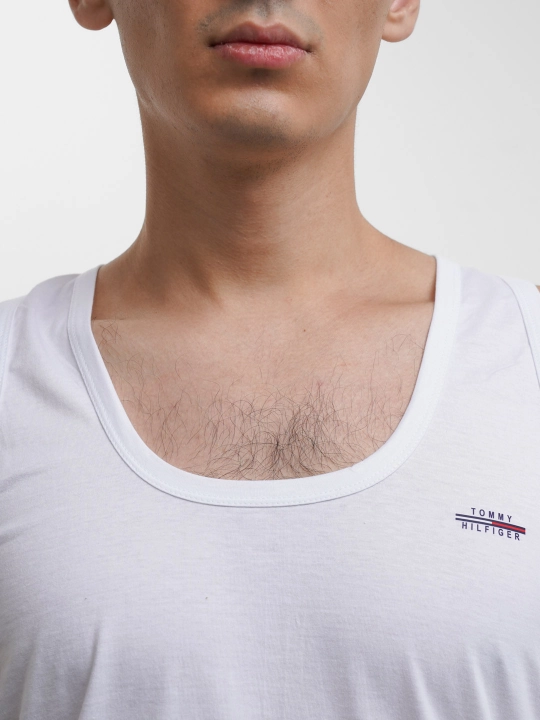 Tabiiy paxtadan tikilgan erkaklar uchun choksiz mayka , S-XXL, 3 dona