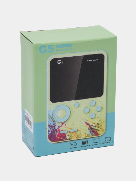 Portativ o'yin konsoli Game Player G5 cho'ntak konsoli, 500 tasi 1 da