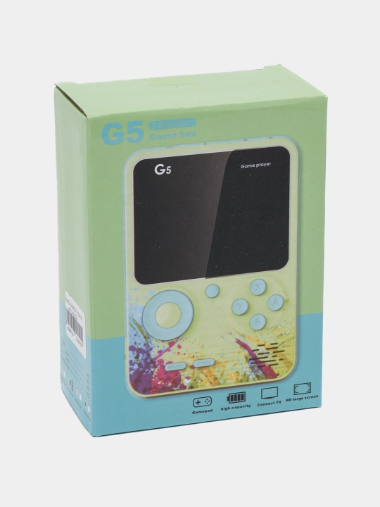 Portativ o'yin konsoli Game Player G5 cho'ntak konsoli, 500 tasi 1 da