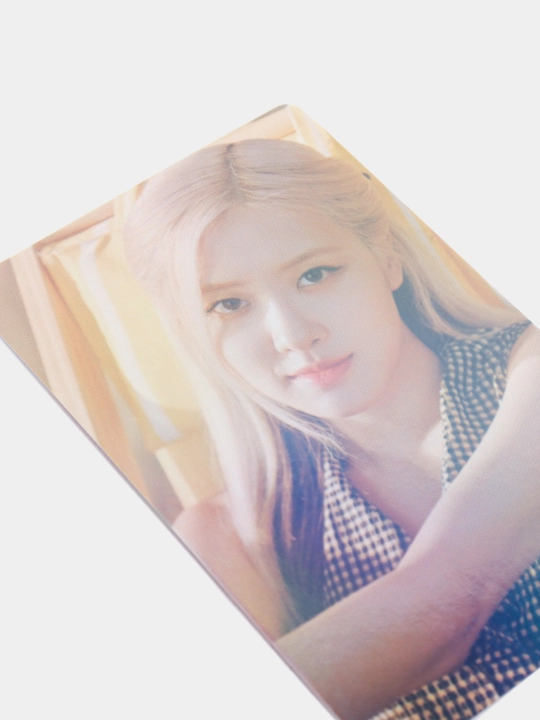 Глиттерные фотокарты с участниками группы Blackpink