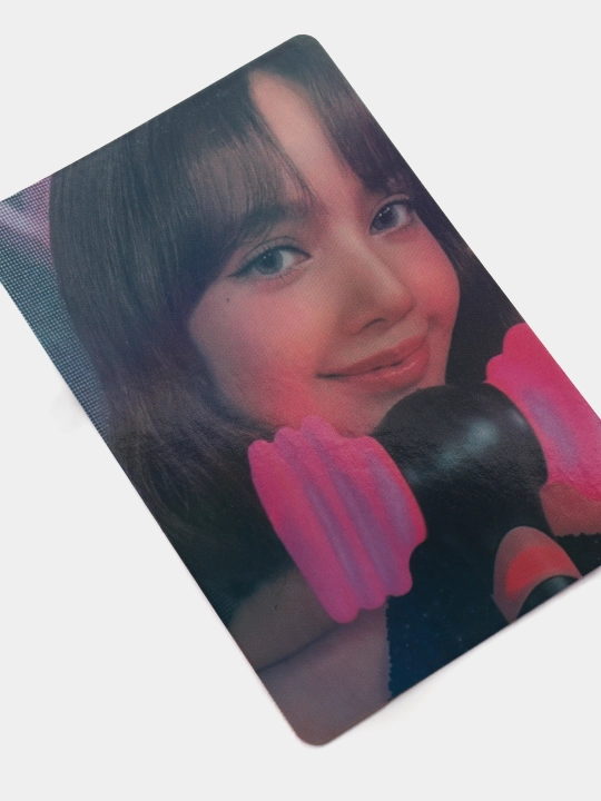 Глиттерные фотокарты с участниками группы Blackpink