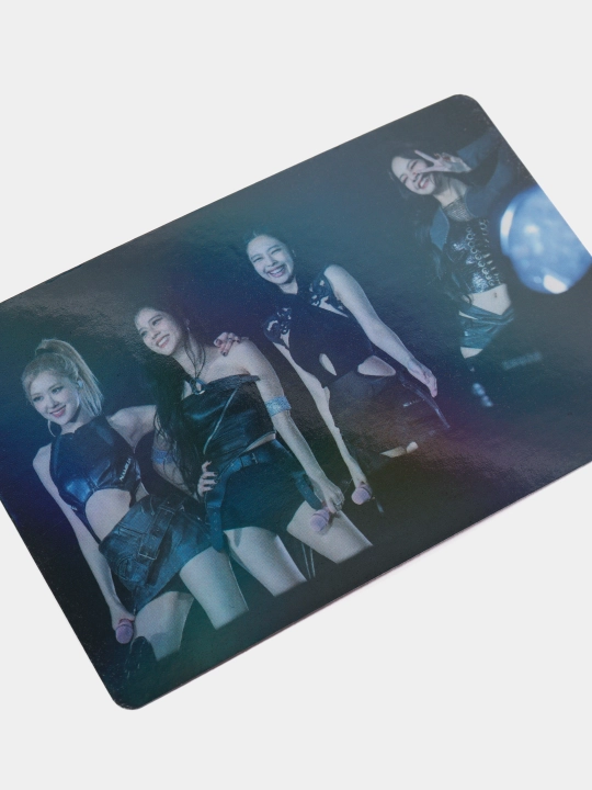 Глиттерные фотокарты с участниками группы Blackpink