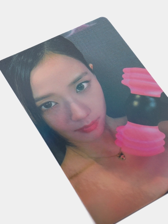 Глиттерные фотокарты с участниками группы Blackpink