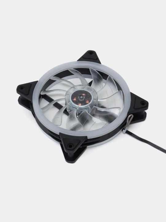 Kompyuter sovutish ventilyatori, 120 mm, yuqori havo oqimi, RPM, 12V, DC. LED yorug'lik bilan