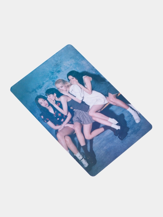 Глиттерные фотокарты с участниками группы Blackpink